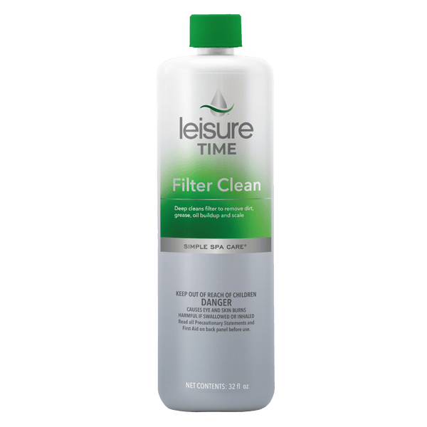 Hot tub filter cleaner Leisure Time 32 oz removes oil and debris
