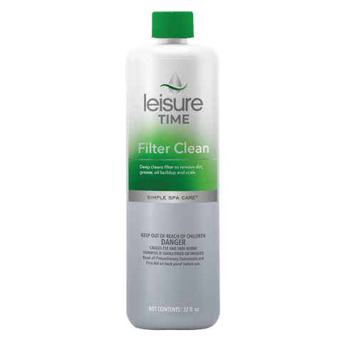 Hot tub filter cleaner Leisure Time 32 oz removes oil and debris