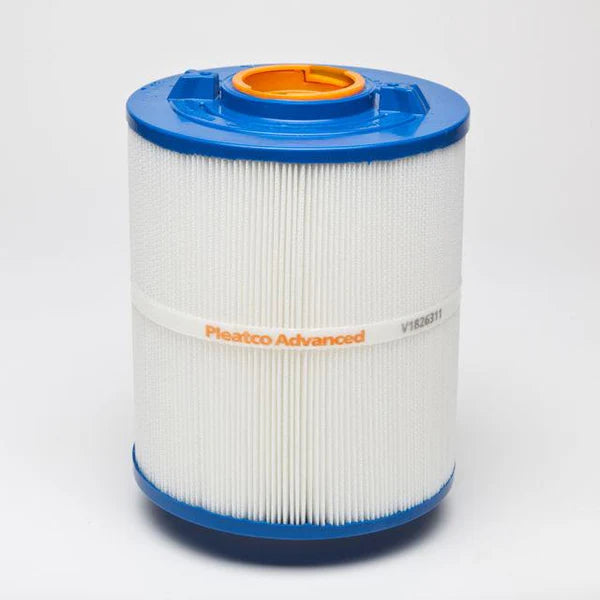 Pleatco X268546 outer spa filter with orange receptacle for hot tub filtration