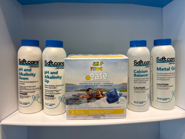 Softub Chemical Kit with Frog @ease floating hot tub water care and sanitizer system