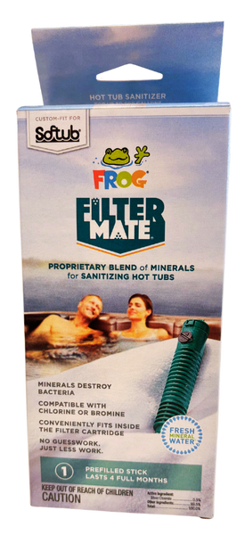 Softub Frog FilterMate hot tub water care system with mineral and bromine cartridge
