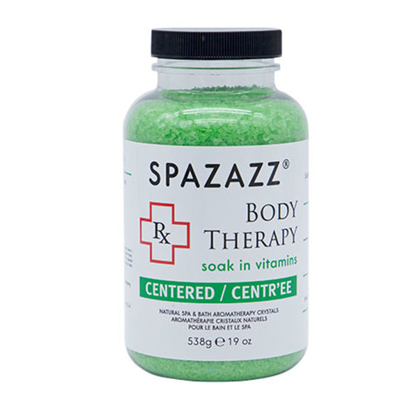 Spazazz RX Body Therapy aromatherapy spa crystals for hot tubs and baths