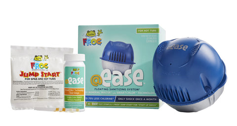 FROG @ease floating sanitation system for hot tub SmartChlor