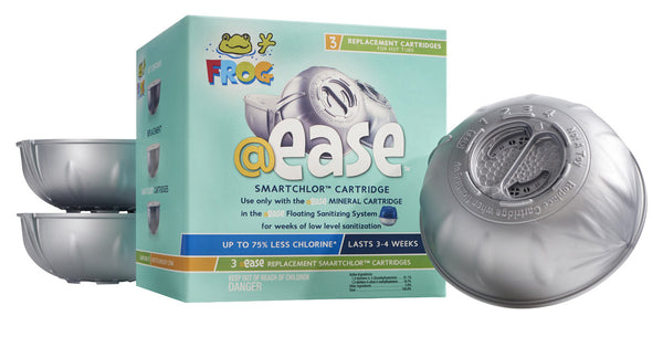 Frog @ease SmartChlor hot tub replacement cartridge 3 pack
