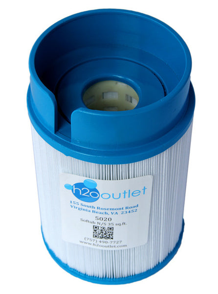 Softub snap-on widemouth hot tub filter for 2009 and newer models replacement cartridge