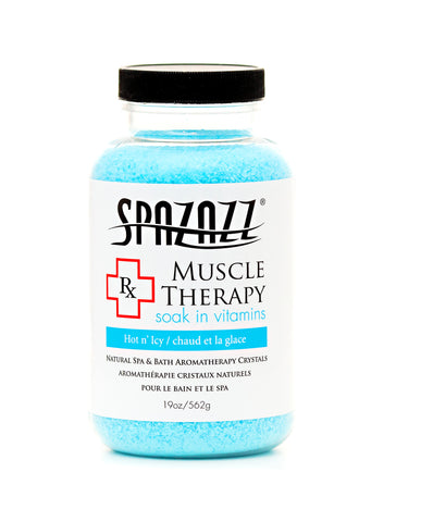 Spazazz RX Muscle Therapy spa and hot tub aromatherapy crystals 19oz