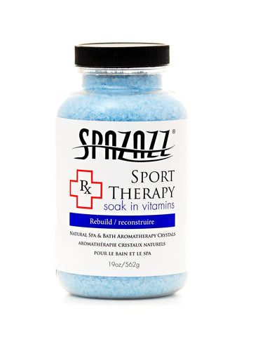 Spazazz RX Sport Therapy aromatherapy spa crystals for hot tubs spas and baths