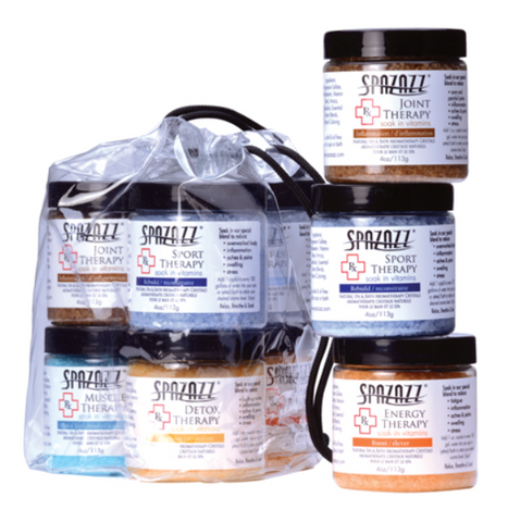 Spazazz Rx Therapy 6 Pack aromatherapy crystals for hot tubs and spas